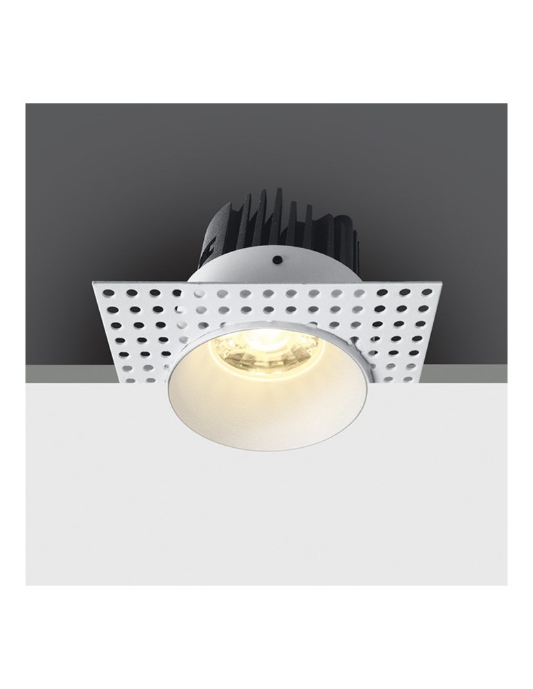 Frameless flush-mounted lamps - trimless - One Light bathroom drain white Manna 10107BT/W/W IP54 - product kolory-swiatla.pl 1