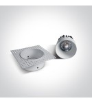 Frameless flush-mounted lamps - trimless - One Light bathroom drain white Manna 10107BT/W/W IP54 - product 3