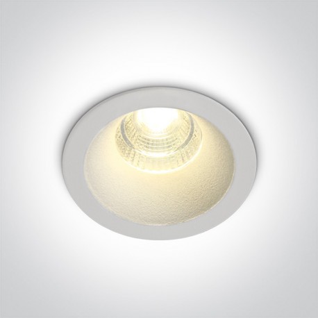 One Light Wpust LED sufitowy biały uniwersalny Lukrunu 10107DC/W/W
