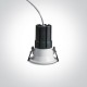 One Light Wpust LED sufitowy biały uniwersalny Lukrunu 10107DC/W/W