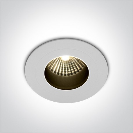 One Light Wpust LED sufitowy do łazienki Katikas 10107H/W/C IP67