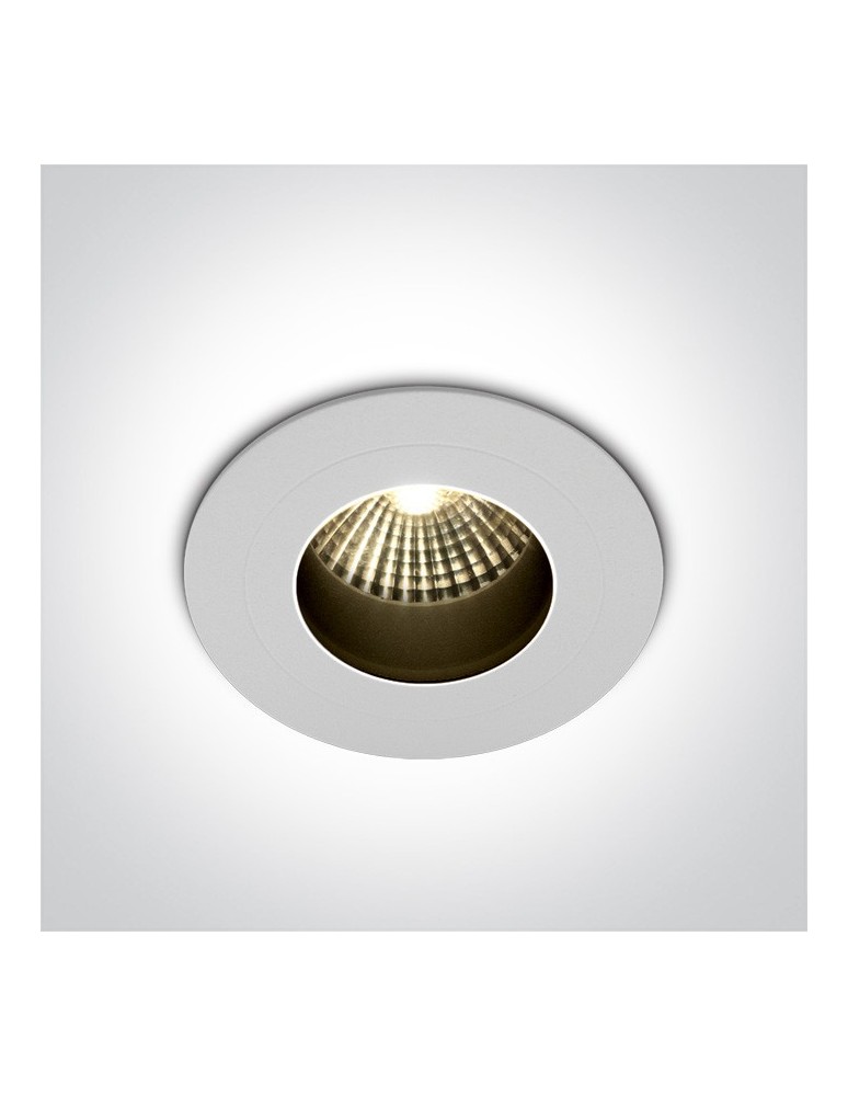 Flush-mounted hermetic lamps - One Light LED bathroom ceiling drain Katikas 10107H/W IP68 - product kolory-swiatla.pl 1