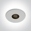 One Light Wpust do łazienki biały plaster miodu Teletra 10107HC/W/W IP54