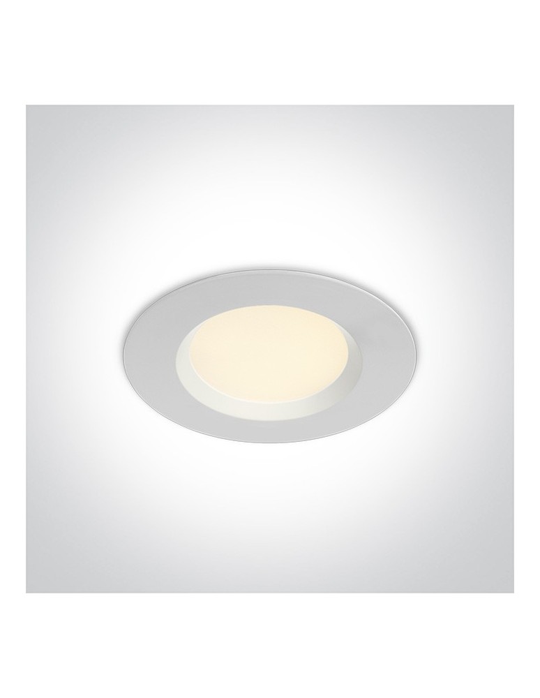 Flush-mounted hermetic lamps - One Light adjustable white Tala ceiling drain 10107UV/W IP44 - product kolory-swiatla.pl 1