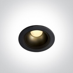 One Light Wpust sufitowy retro ozdobny czarny Marla 10107Z/B/W