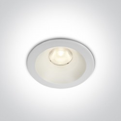One Light Wpust LED sufitowy biały 8W Armu 10108D/W/W