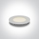 One Light Wpust LED biały przemysłowy płaski Fokas 2 10108FA/W/C