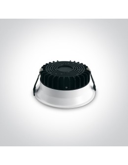 One Light Oprawa LED do łazienki biała duża moc Stegna 10109FD/W/C IP54 - produkt 2