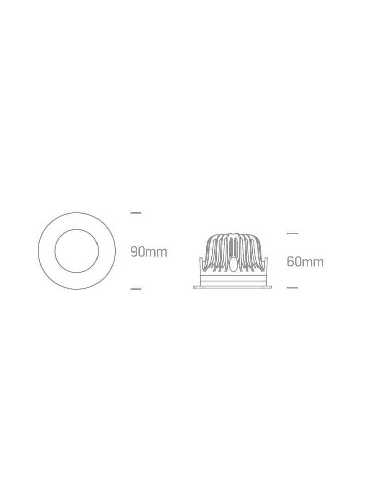 Flush-mounted outdoor lights - One Light LED universal white Symi 10110G/W/W IP65 recessed inlet - product kolory-swiatla.pl 4