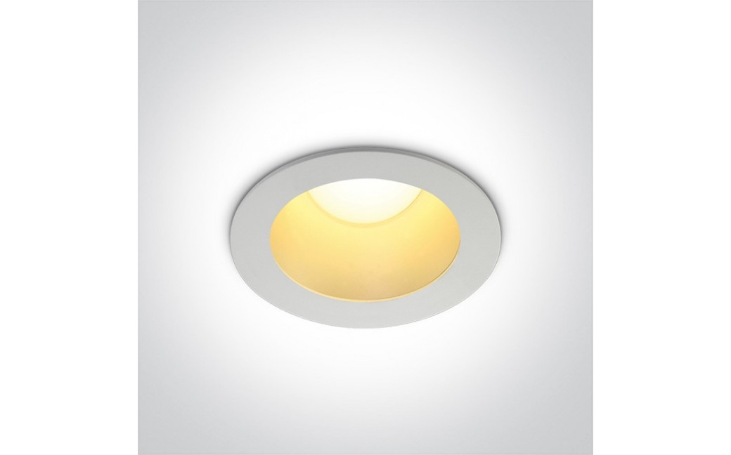 One Light Wpust LED biały mosiądz uniwersalny Sarola 2 10112ED/W/BS/W