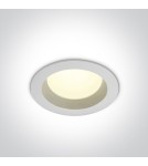 Flush-mounted hermetic lamps - One Light LED bathroom drain white 13W Pomos 2 10113B/W/C IP54 - product 1