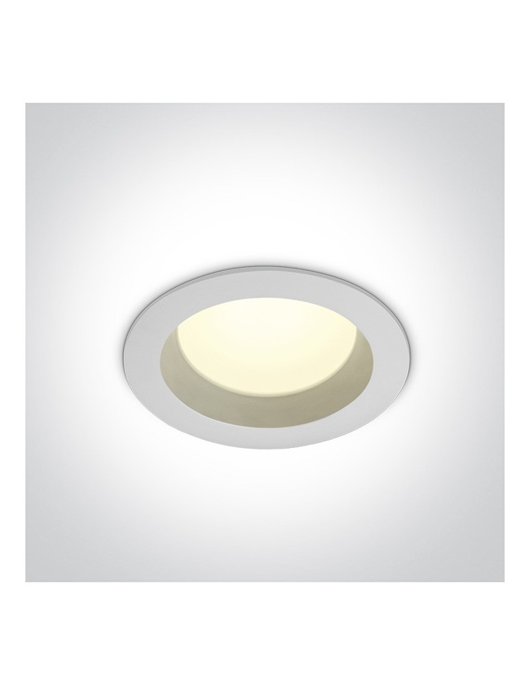 Flush-mounted hermetic lamps - One Light LED bathroom drain white 13W Pomos 2 10113B/W/C IP54 - product kolory-swiatla.pl 1
