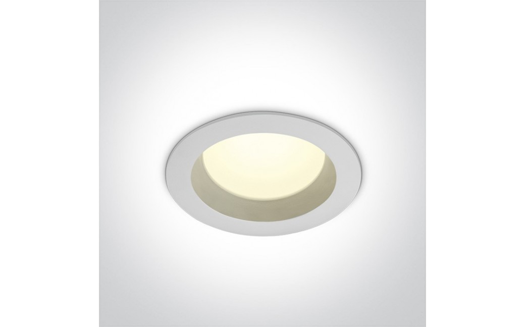 One Light Wpust LED do łazienki biały 13W Pomos 2 10113B/W/C IP54
