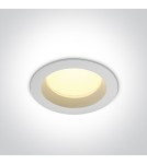 Flush-mounted hermetic lamps - One Light LED bathroom drain white 13W Pomos 2 10113B/W/W IP54 - product 1