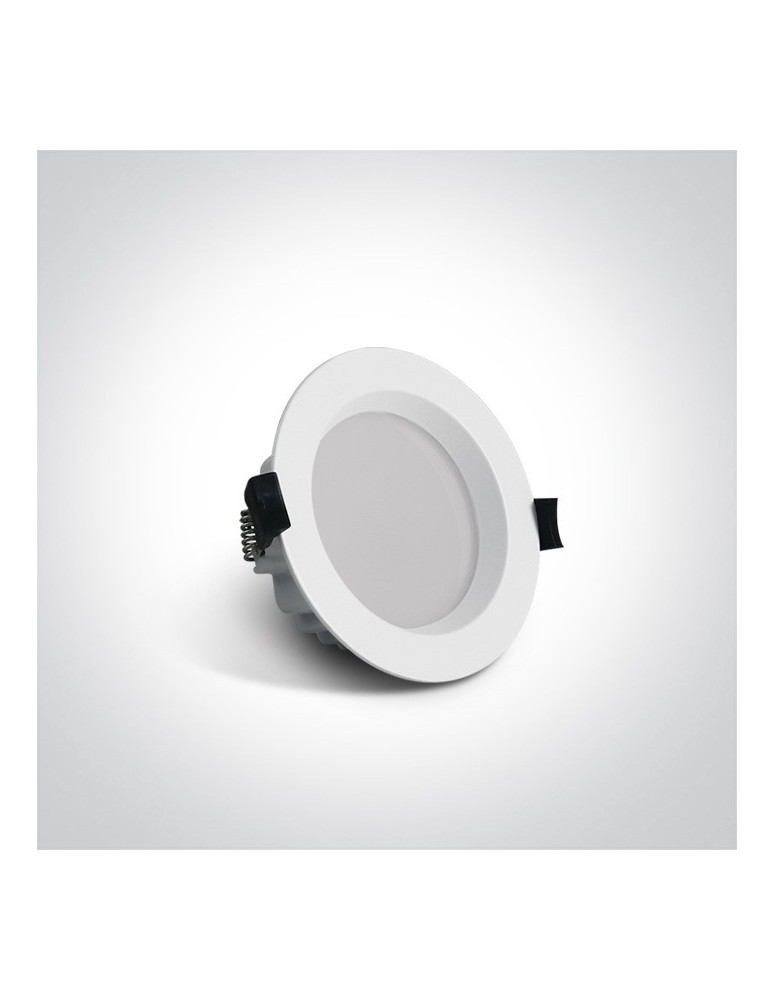 Flush-mounted hermetic lamps - One Light LED bathroom drain white 13W Pomos 2 10113B/W/W IP54 - product kolory-swiatla.pl 2