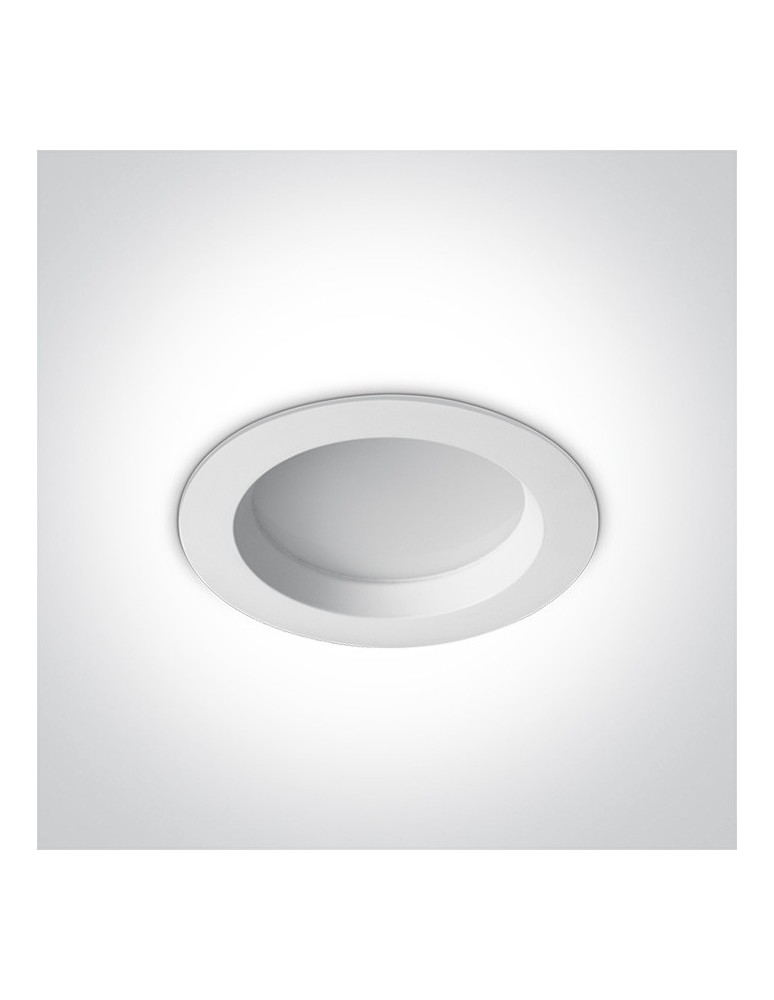 Flush-mounted hermetic lamps - One Light LED bathroom drain white 13W Pomos 2 10113B/W/W IP54 - product kolory-swiatla.pl 4