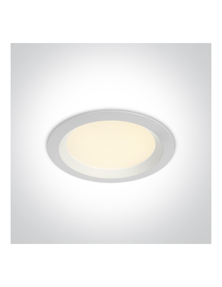 Flush-mounted hermetic lamps - One Light white drop-in with adjustable light Aplanda 10113UV/W IP44 - product kolory-swiatla.pl 1