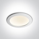 One Light Lampa LED biała 16W Nata 2 10116FD/W/C