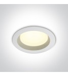 Flush-mounted hermetic lamps - One Light LED bathroom white lamp 18W Pomos 3 10118B/W/C IP54 - product 1
