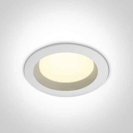 One Light Lampa LED biała do łazienki 18W Pomos 3 10118B/W/C IP54