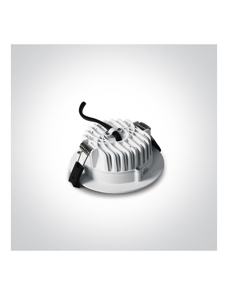 Flush-mounted hermetic lamps - One Light LED bathroom white lamp 18W Pomos 3 10118B/W/C IP54 - product kolory-swiatla.pl 3