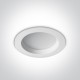 One Light Lampa LED biała do łazienki 18W Pomos 3 10118B/W/C IP54