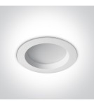 Flush-mounted hermetic lamps - One Light LED bathroom white lamp 18W Pomos 3 10118B/W/C IP54 - product 4