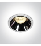 Flush-mounted lamps - pendants - One Light LED lamp white chrome 18W Mosfiloti 10118DC/W/W - product 1