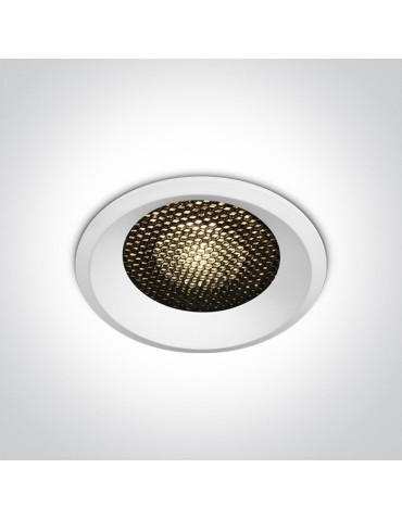 One Light LED lamp white honeycomb 18W Alambra 10118DH/W/W
