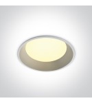 Flush-mounted hermetic lamps - One Light LED bathroom drain white Stegna 2 20W 10120FD/W/C IP54 - product 1