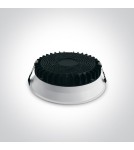 Flush-mounted hermetic lamps - One Light LED bathroom drain white Stegna 2 20W 10120FD/W/W IP54 - product 2