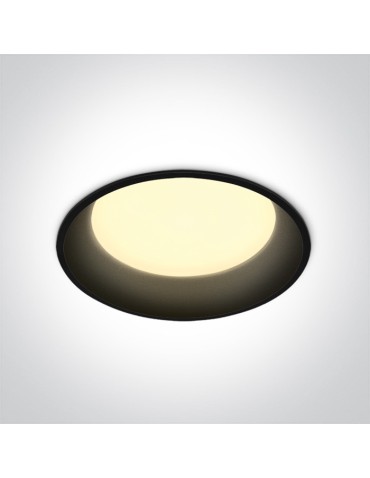 One Light recessed LED lamp black 22W Maronas 2 10122D/B/W