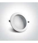 Flush-mounted lamps - pendants - One Light recessed LED lamp white 22W Nata 3 10122FD/W/W - product 2