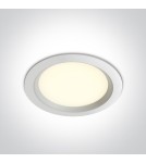 Flush-mounted lamps - pendants - One Light recessed LED lamp white 24W Odu 4 10124T/W/C - product 1