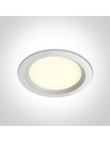 One Light recessed LED lamp white 24W Odu 4 10124T/W/W