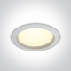 One Light Lampa LED biała do łazienki 25W Pomos 4 10125B/W/C IP54