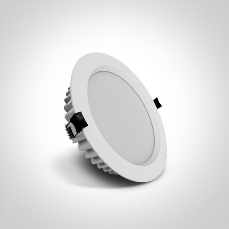 One Light Lampa LED biała do łazienki 25W Pomos 4 10125B/W/C IP54