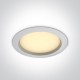 One Light Lampa LED biała do łazienki 25W Pomos 4 10125B/W/W IP54