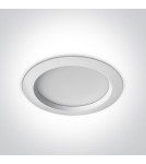 Flush-mounted hermetic lamps - One Light LED bathroom white lamp 25W Pomos 4 10125B/W/W IP54 - product 4