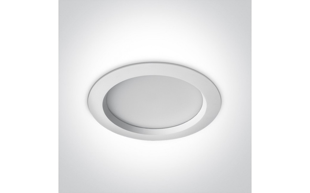 One Light Lampa LED biała do łazienki 25W Pomos 4 10125B/W/W IP54