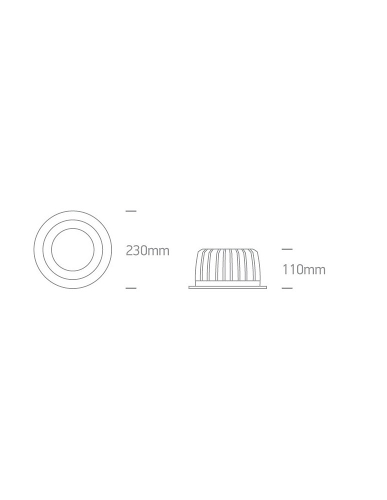 Flush-mounted lamps - pendants - One Light LED gallery recessed lamp Peplos 3 10130CA/W/C - product kolory-swiatla.pl 5