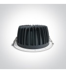 Flush-mounted lamps - pendants - One Light LED gallery recessed lamp Peplos 3 10130CA/W/W - product 3
