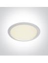 One Light LED recessed lamp for office white Perama 10130U/W/C IP44