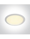 One Light LED recessed lamp for office white Perama 10130U/W/W IP44