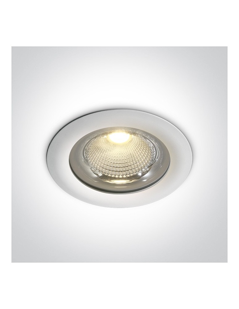 Flush-mounted outdoor lights - One Light outdoor white LED recessed lamp Apliki 2 10150G/W/W IP65 - product kolory-swiatla.pl 1