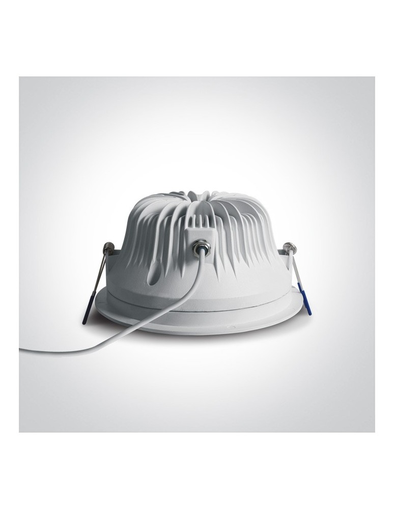 Flush-mounted outdoor lights - One Light outdoor white LED recessed lamp Apliki 2 10150G/W/W IP65 - product kolory-swiatla.pl 2