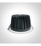 Flush-mounted lamps - pendants - One Light recessed LED universal lamp white Peplos 4 10160CA/W/C - product 3