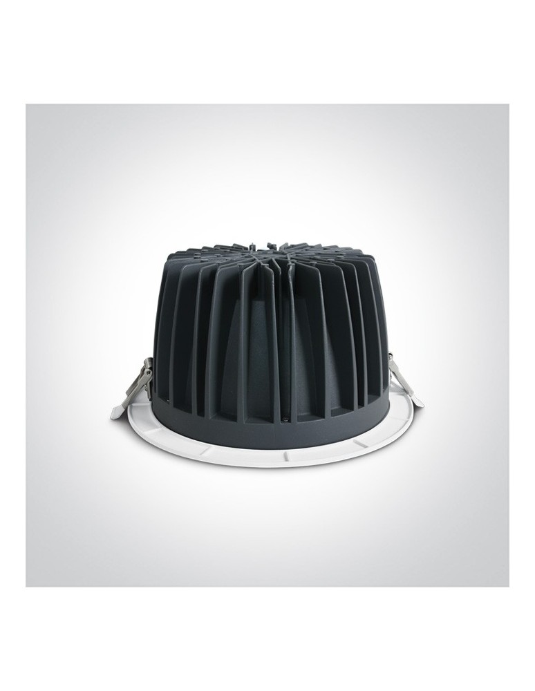 Flush-mounted lamps - pendants - One Light recessed LED universal lamp white Peplos 4 10160CA/W/C - product kolory-swiatla.pl 3