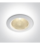 Flush-mounted lamps - pendants - One Light recessed LED universal lamp white Peplos 4 10160CA/W/W - product 1