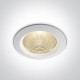 One Light Wpust lampa LED uniwersalna biała Peplos 4 10160CA/W/W